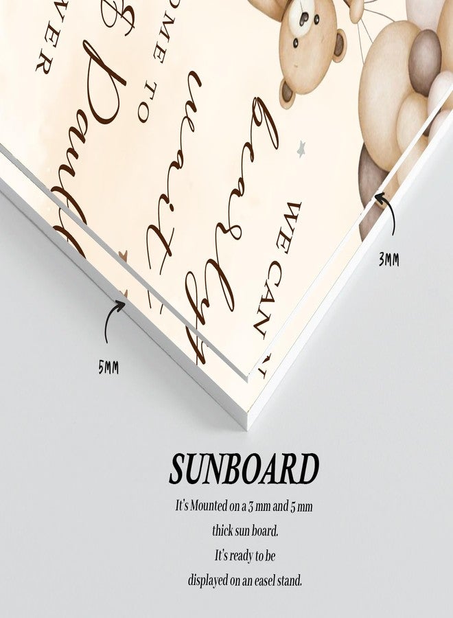 Theme My Party Customised Baby Shower Welcome Sign Board - Personalised Baby Shower Signage for Decorations - Image 5